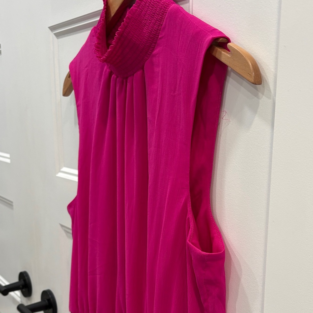 MSK Fuchsia Ruffle Detail Dress - Picture 4 of 10